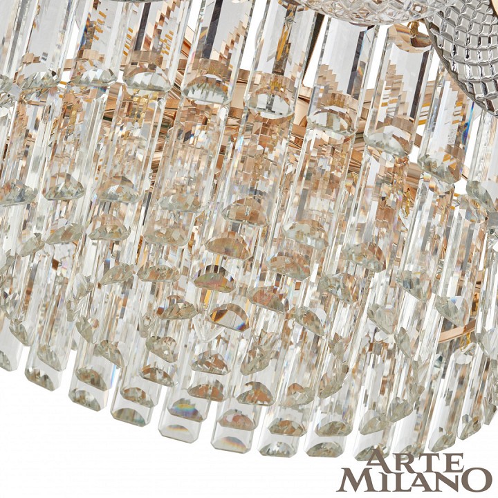Подвесная люстра arte milano am-1508b 1508b.d550.h250.e14.9 g