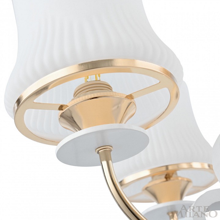 Подвесная люстра arte milano florentia-1097 301097/6 wh/gd