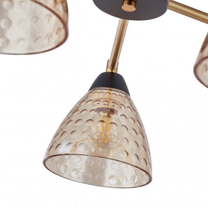 Люстра на штанге arte milano napoli-0754 330754/5 bk+ab