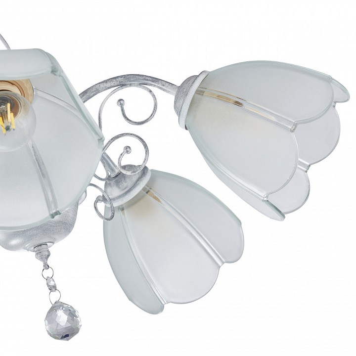 Подвесная люстра arte milano amalfi-2656 332656/5 wt+sl