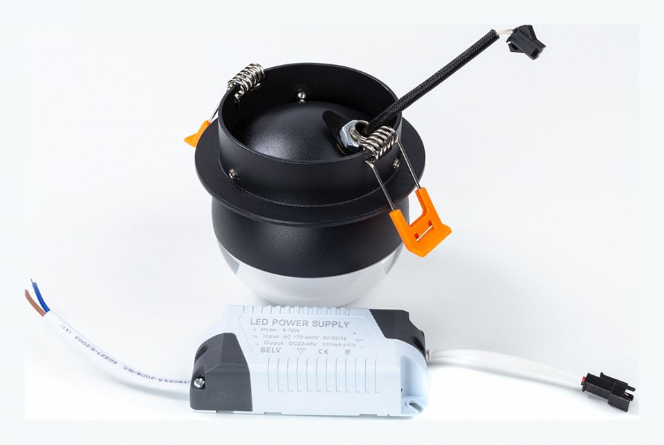 Встраиваемый светильник arte lamp deneb a7249pl-1bk