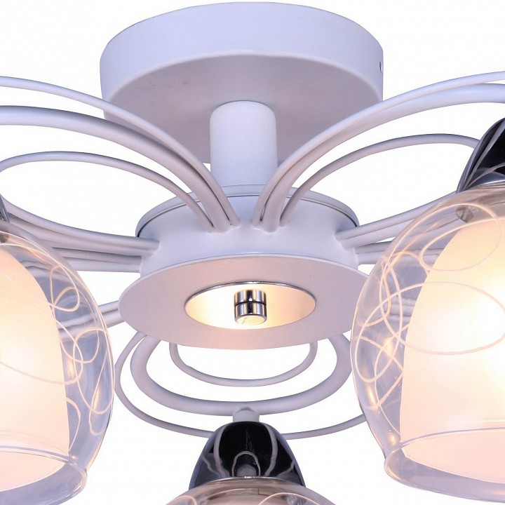 Люстра на штанге arte lamp sansa a7585pl-5wh