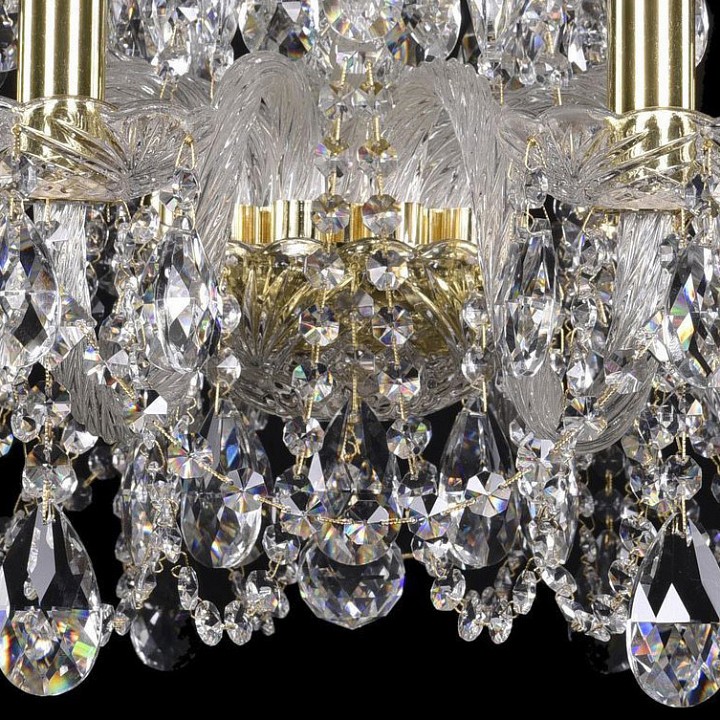 Подвесная люстра bohemia ivele crystal 1402 1402/10+5/240/g