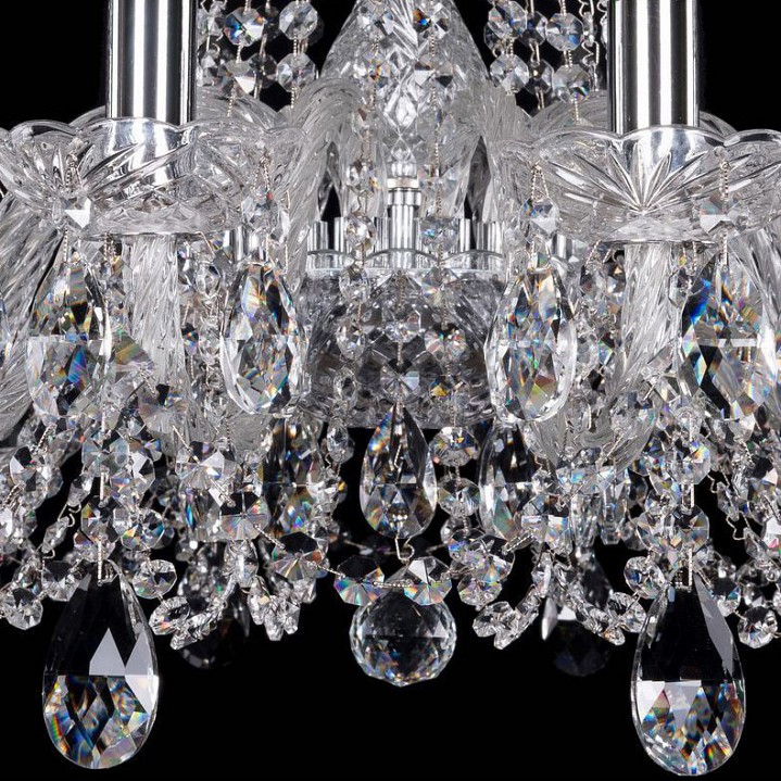 Подвесная люстра bohemia ivele crystal 1402 1402/12/240/ni