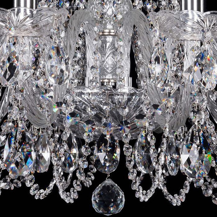 Подвесная люстра bohemia ivele crystal 1402 1402/12/300/ni