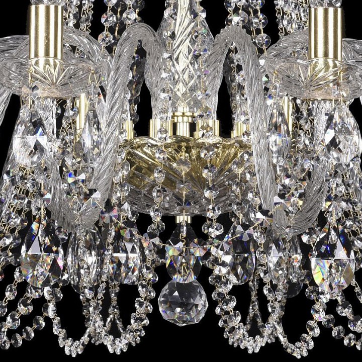Подвесная люстра bohemia ivele crystal 1402 1402/12/360/g
