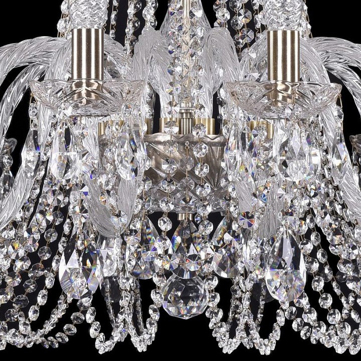 Подвесная люстра bohemia ivele crystal 1402 1402/16/360/pa