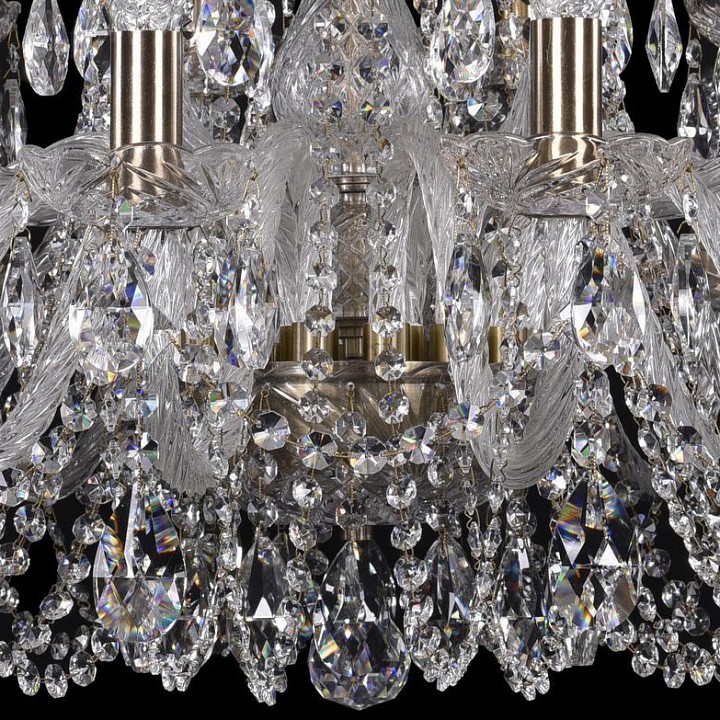 Подвесная люстра bohemia ivele crystal 1402 1402/16+8/300/pa