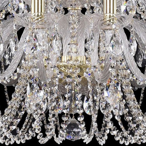 Подвесная люстра bohemia ivele crystal 1402 1402/16+8+4/300/xl-123/3d/g