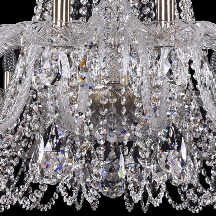 Подвесная люстра bohemia ivele crystal 1402 1402/20/400/pa