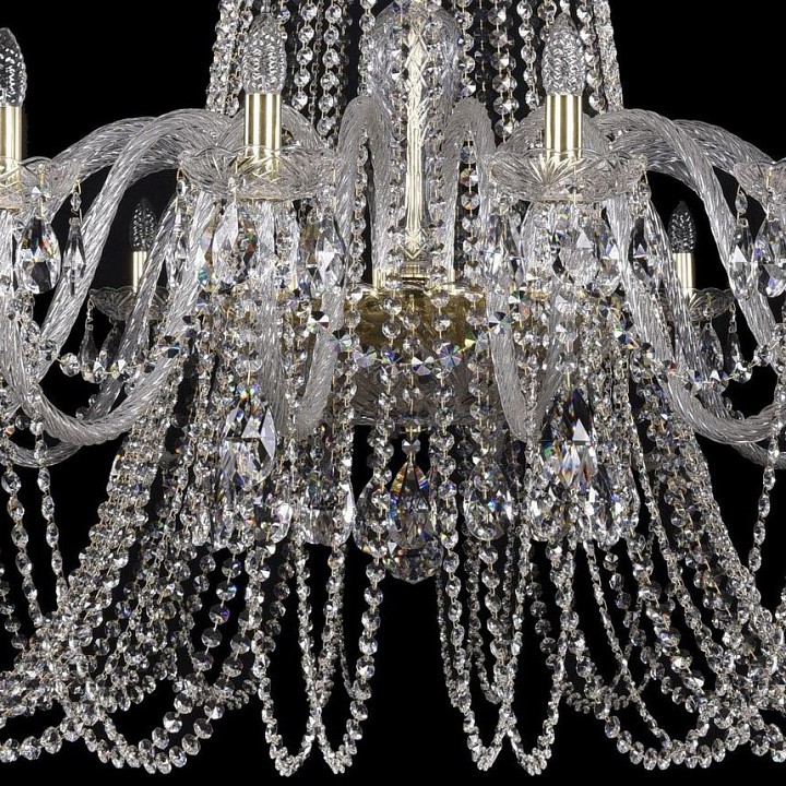 Подвесная люстра bohemia ivele crystal 1402 1402/20/530/h-164/g