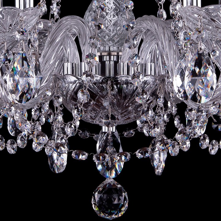 Подвесная люстра bohemia ivele crystal 1402 1402/6/195/ni