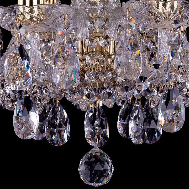 Подвесная люстра bohemia ivele crystal 1402 1402/8/141/g