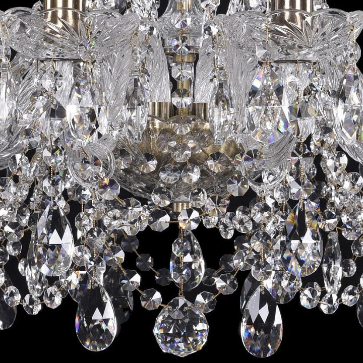 Подвесная люстра bohemia ivele crystal 1411 1411/10/195/pa