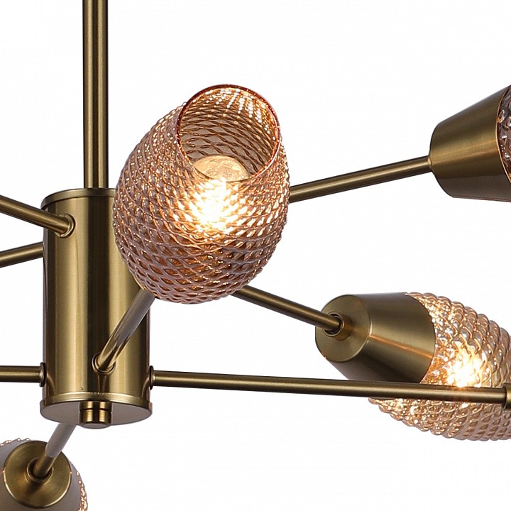 Люстра на штанге escada desire 10165/8pl copper