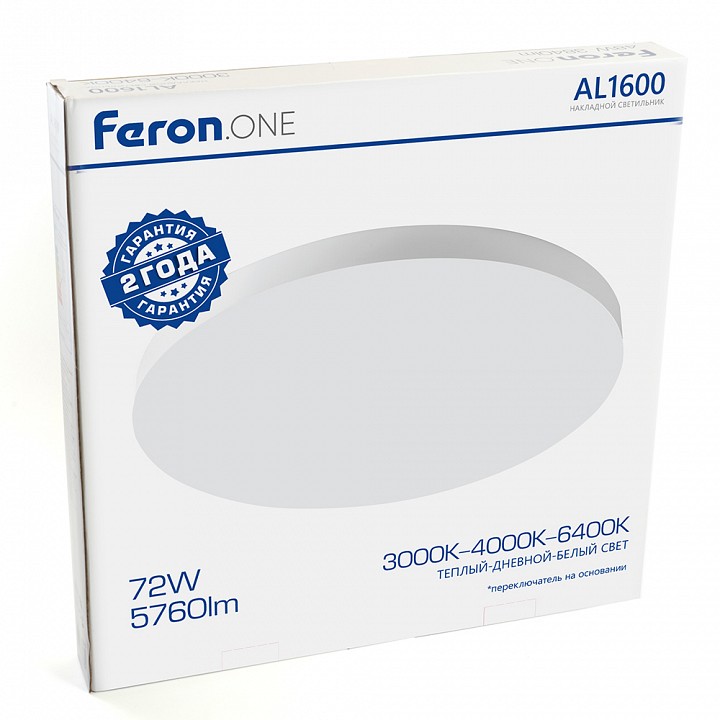Накладной светильник feron al1600 48887