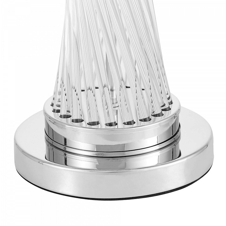 Настольная лампа декоративная lumina deco villanova ldt 302 chr+bk