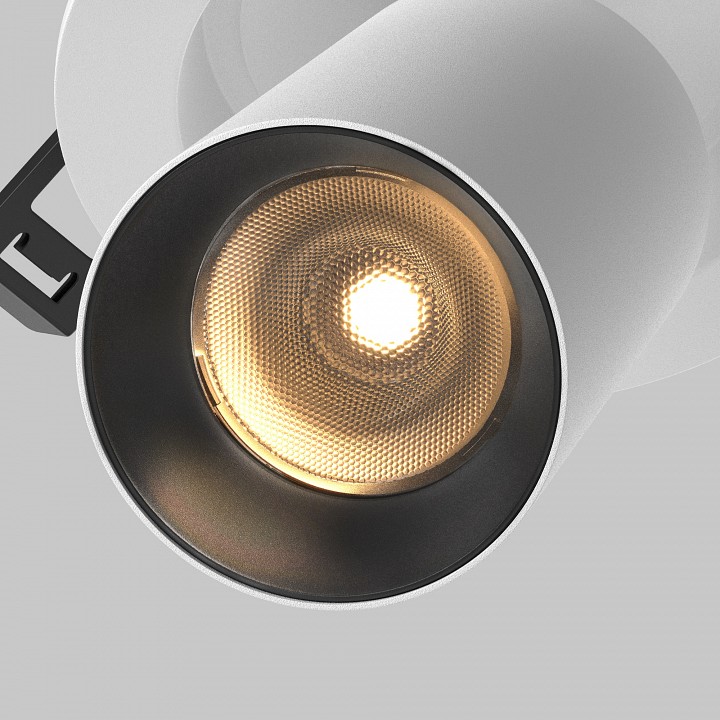 Встраиваемый светильник на штанге maytoni focus led c071cl-7w2.7k-wb