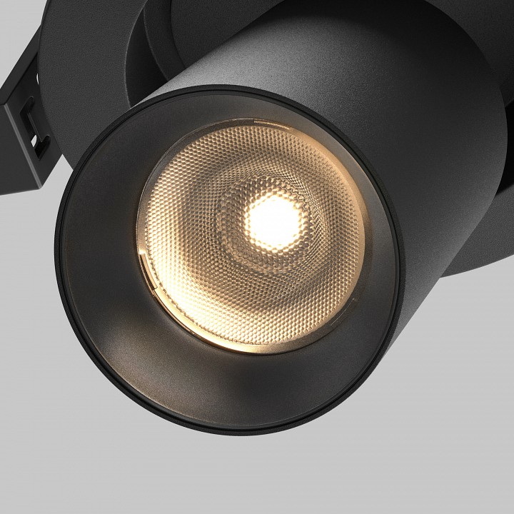 Встраиваемый светильник на штанге maytoni focus led c071cl-7w3k-b