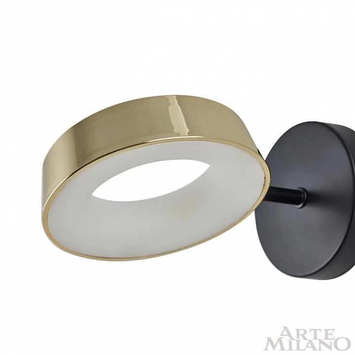 Бра arte milano ferrara-71079 271079/1b bk/gd
