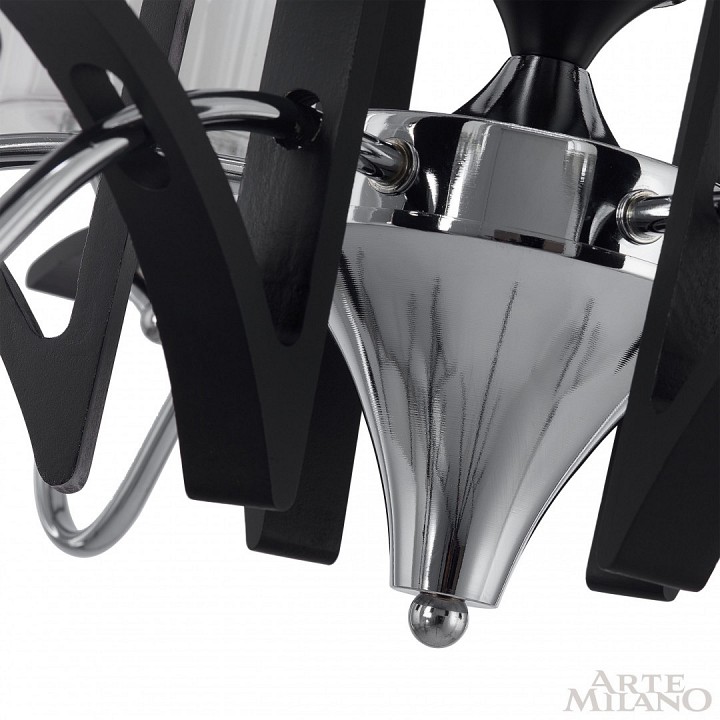 Подвесная люстра arte milano florentia-9167 309167/6 bk/ni