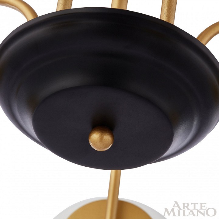 Люстра на штанге arte milano am-napoli 312066/d850/6 bs/bk