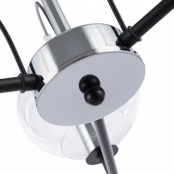 Люстра на штанге arte milano napoli-321007 321007/3 bk.cr