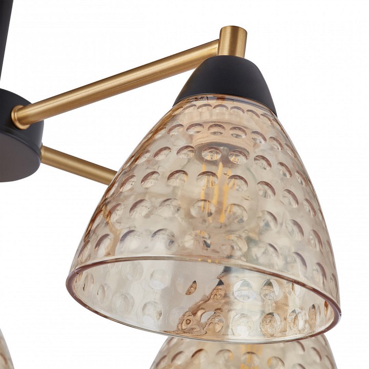 Люстра на штанге arte milano napoli-0754 330754/5 bk+ab