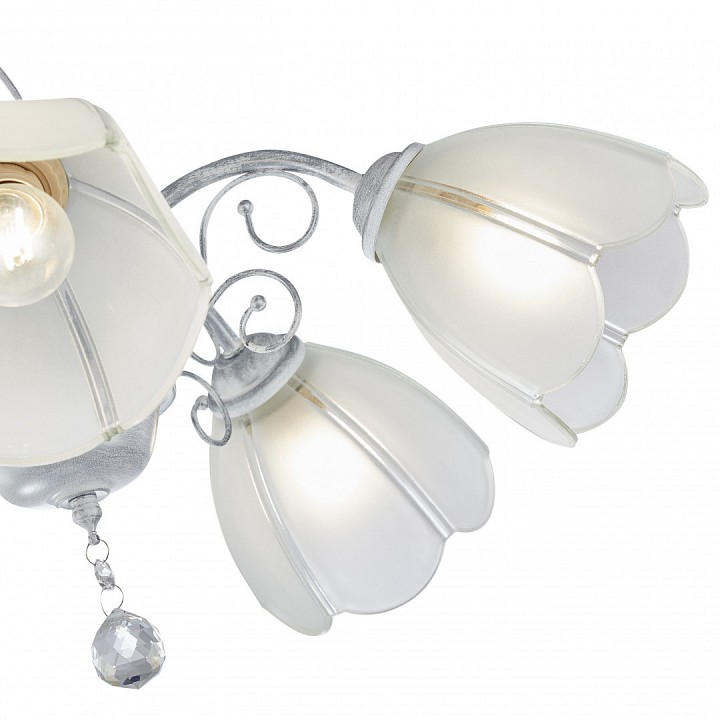 Подвесная люстра arte milano amalfi-2656 332656/5 wt+sl