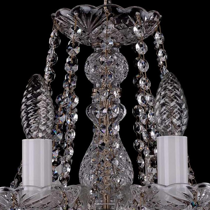 Подвесная люстра bohemia ivele crystal 1402 1402/10/160/pa
