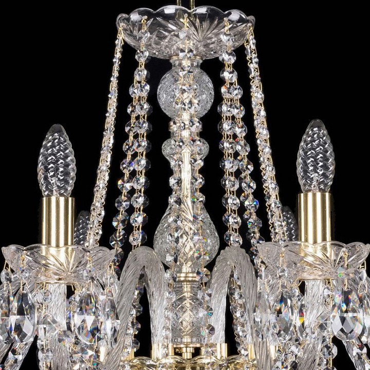 Подвесная люстра bohemia ivele crystal 1402 1402/10/300/g