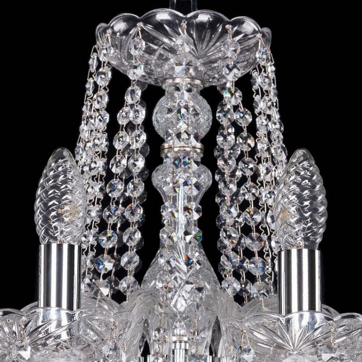 Подвесная люстра bohemia ivele crystal 1402 1402/12/240/ni