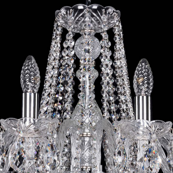 Подвесная люстра bohemia ivele crystal 1402 1402/12/300/ni
