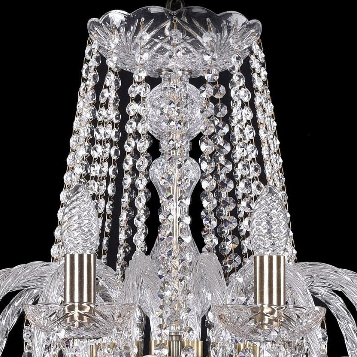 Подвесная люстра bohemia ivele crystal 1402 1402/16/360/pa