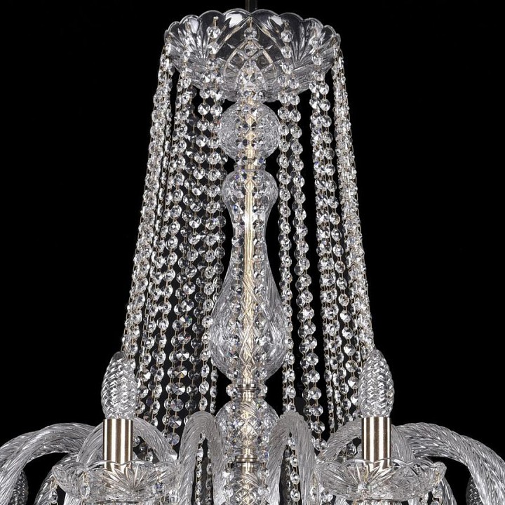 Подвесная люстра bohemia ivele crystal 1402 1402/16/460/pa