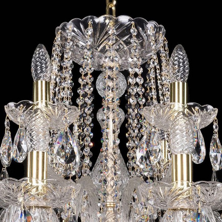 Подвесная люстра bohemia ivele crystal 1402 1402/16+8/400/g