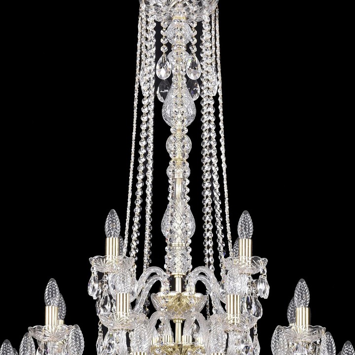 Подвесная люстра bohemia ivele crystal 1402 1402/16+8+4/300/h-123/3d/g