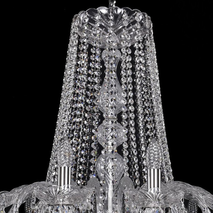 Подвесная люстра bohemia ivele crystal 1402 1402/18/400/ni