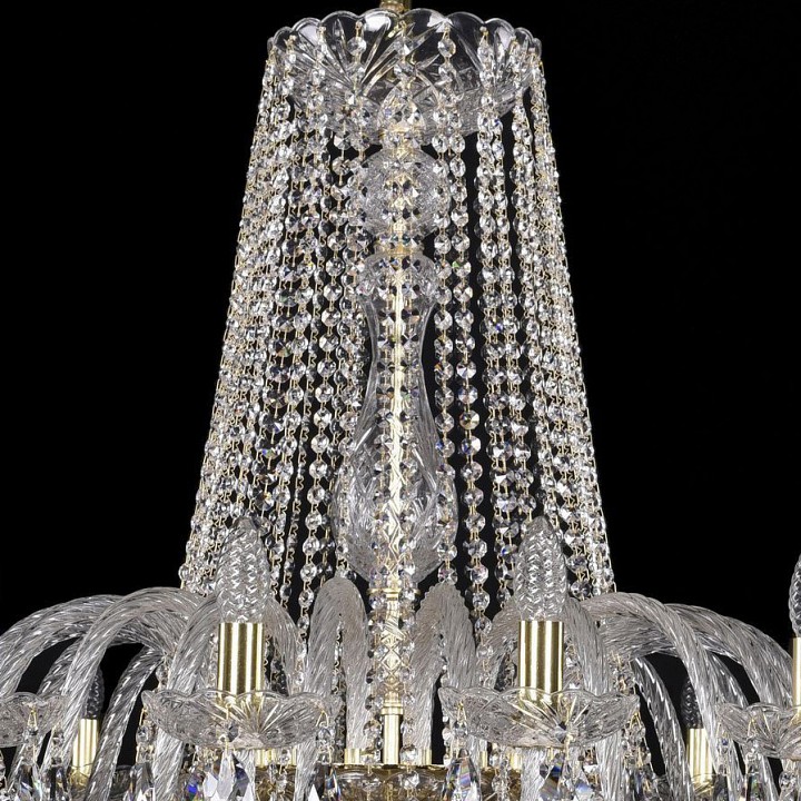 Подвесная люстра bohemia ivele crystal 1402 1402/20/460/g