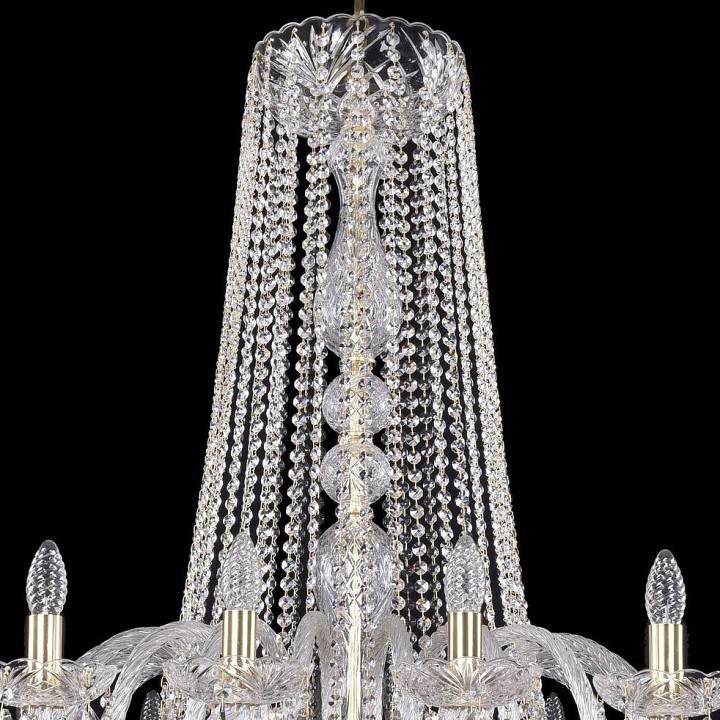 Подвесная люстра bohemia ivele crystal 1402 1402/20/460/h-115/g