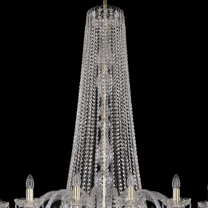 Подвесная люстра bohemia ivele crystal 1402 1402/20/530/h-164/g