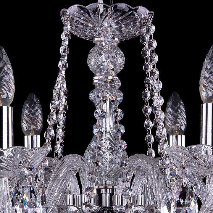 Подвесная люстра bohemia ivele crystal 1402 1402/6/195/ni
