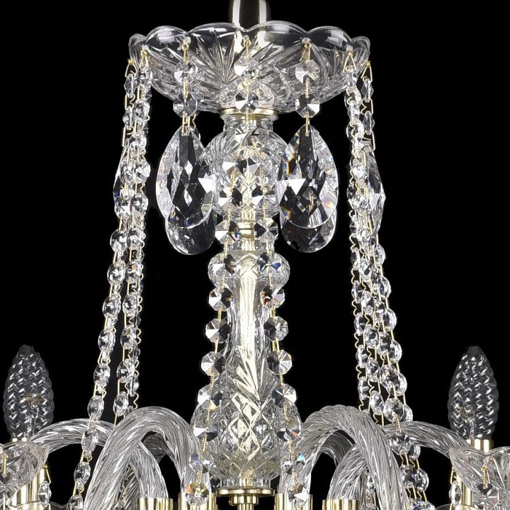 Подвесная люстра bohemia ivele crystal 1402 1402/6/240/g