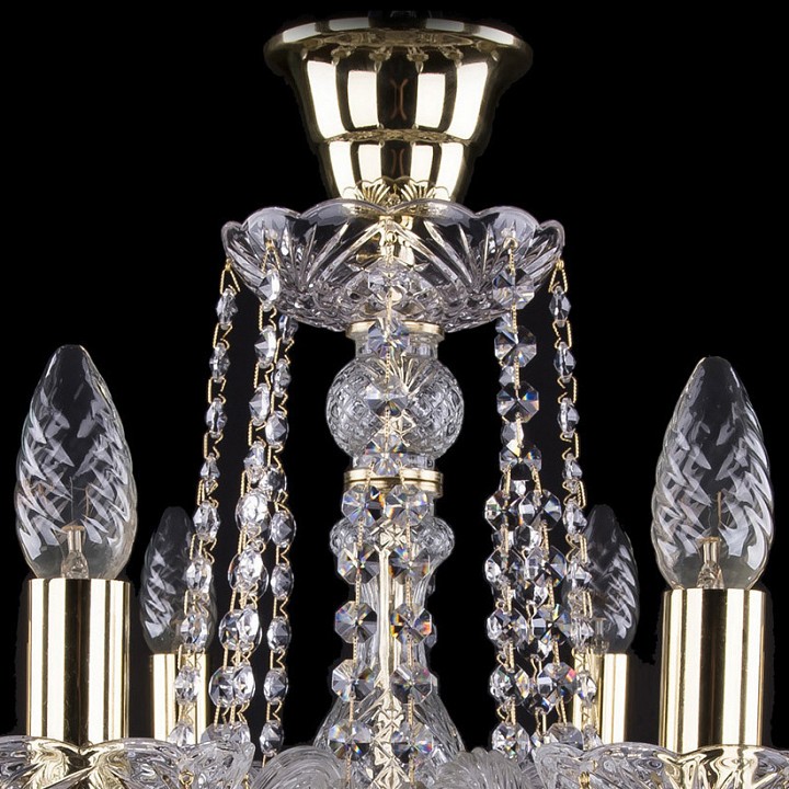 Подвесная люстра bohemia ivele crystal 1402 1402/8/195/g/tube