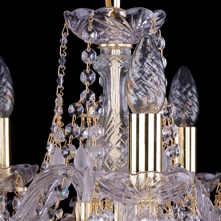 Подвесная люстра bohemia ivele crystal 1410 1410/5/141/g/v0300