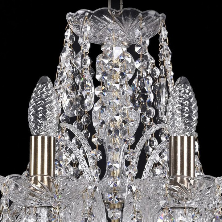 Подвесная люстра bohemia ivele crystal 1411 1411/10/195/pa