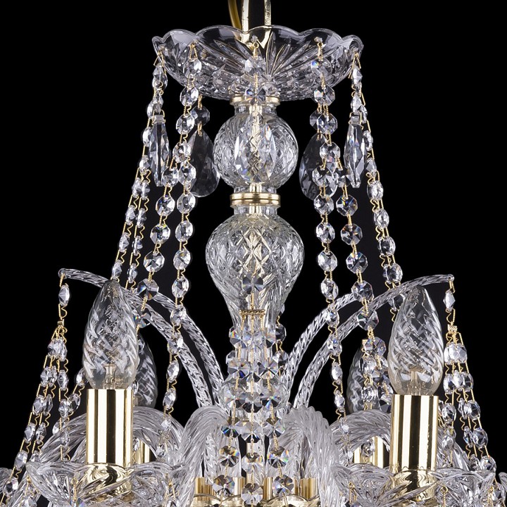 Подвесная люстра bohemia ivele crystal 1411 1411/10/240/g