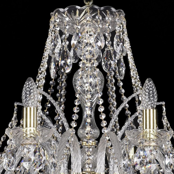 Подвесная люстра bohemia ivele crystal 1411 1411/10/300/g