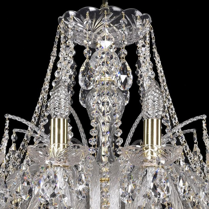 Подвесная люстра bohemia ivele crystal 1411 1411/16/300/g