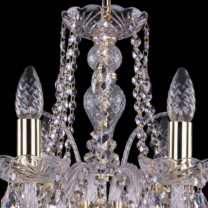 Подвесная люстра bohemia ivele crystal 1411 1411/8/195/g